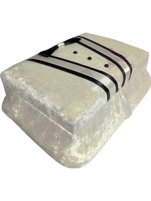 Evsay Damat Traş Makyaj Kutusu Nişan Çeyiz Sandığı Bohça Seti Krem