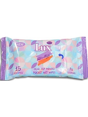 Lüx 15'li Cep Islak Mendil Paket 36'lı