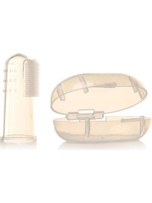 Baby Plus Silikon Parmak Diş Fırçası Yumuşak Dokulu BPA'sız Kolay Temizlenebilir Bebekler İçin