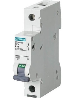 Siemens 5Sl6125-6Ya -  1X25A B Tipi 6Ka Classic Otomatik Sigorta - 70Mm