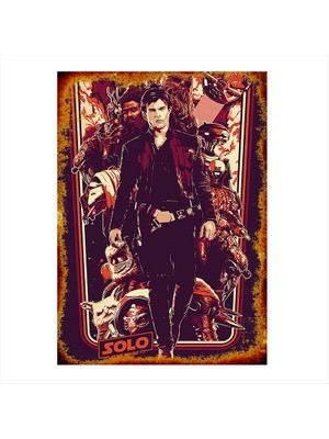 Tablomega Ahşap Tablo Solo Star Wars 2