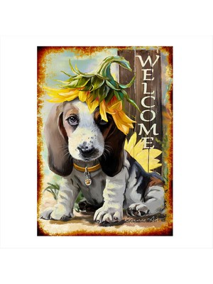 Cakasepetim Ahşap Tablo Yavru Köpek