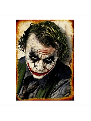 Cakasepetim Ahşap Tablo  Joker Afişi
