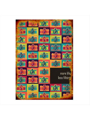 Cakasepetim Ahşap Tablo Fotoğraf Makinaları