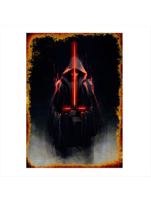 Cakasepetim Ahşap Tablo Star Wars The Force