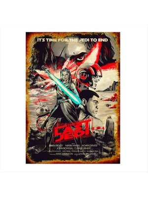 Cakasepetim Ahşap Tablo Star Wars Son Jedi