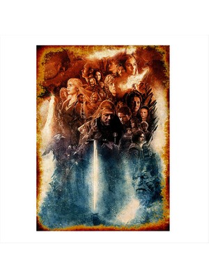 Cakasepetim Ahşap Tablo Game Of Thrones