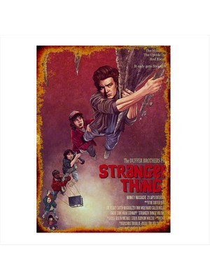 Cakasepetim Ahşap Tablo Stranger Things