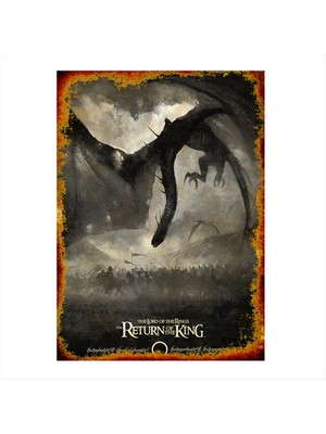 Cakasepetim Ahşap Tablo Yüzüklerin Efendisi