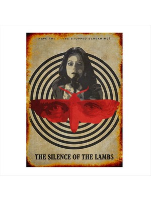 Cakasepetim Ahşap Tablo Kuzuların Sessizliği