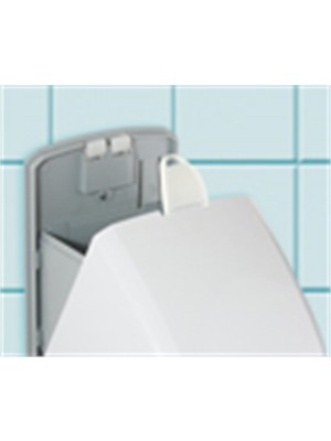 Vialli Sıvı Sabun Dispenseri Aparatı Hazneli Beyaz 500 Ml Vialli S5