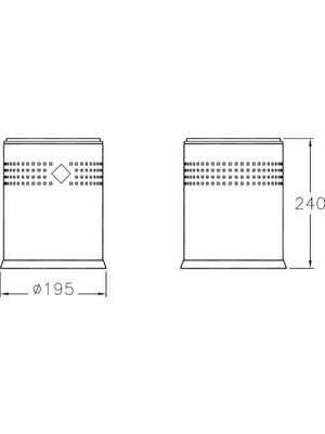 Artema Arkitekta A44048 Çöp Kovası Krom (3 Litre)