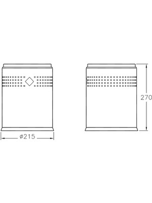 Artema Arkitekta A44066 Çöp Kovası Krom (5 Litre)