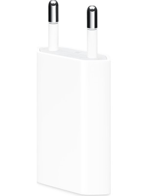Apple 5 W USB Girişli Güç Adaptörü - MGN13TU/A Ev Şarj Adaptörü Hızlı Şarj Yok Uyumlu Modeller