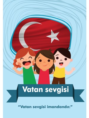 Okularenkkat Değerler Eğitimi Afişi Vatan Sevgisi