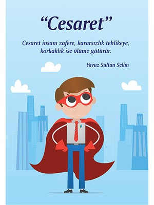 Okularenkkat Değerler Eğitimi Afişi Cesaret