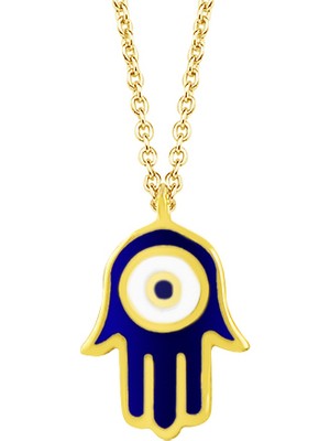 AltınSepeti Altın Gözlü Minik Fatma Ana Kolye AS1401KL