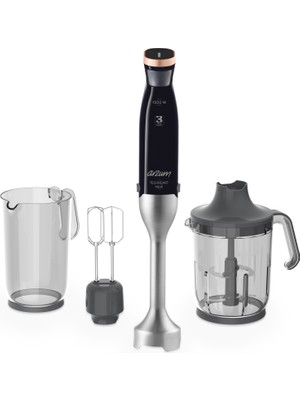 Arzum AR1114-S Technoart Maxi Neo Blender Seti Siyah