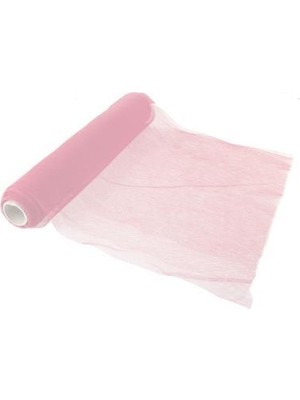 Parti Dolabı 1 Adet Pembe (Şeker Pembe) 70Cmx25M Grek Tül Parti Malzemesi