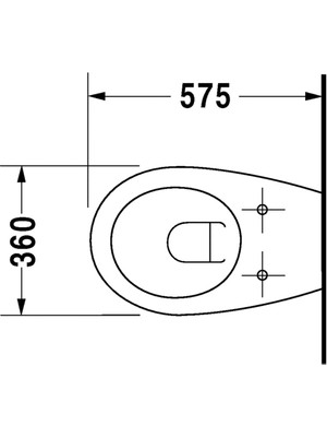 Duravit 2547390075 Duraplus Colomba Asma Klozet