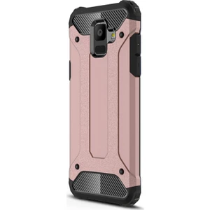 Samsung Galaxy A6 2018 Kılıf Rugged Armor Rose Gold