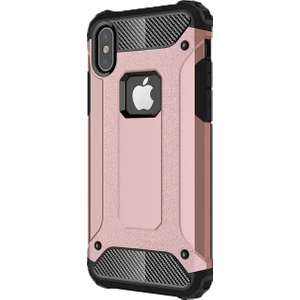 Apple iPhone XS (5.8'') Kılıf Rugged Armor Rose Gold