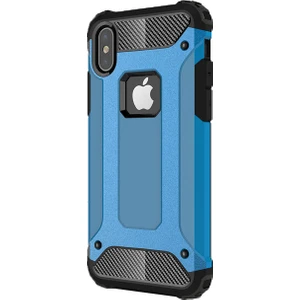 Apple iPhone XS (5.8'') Kılıf Rugged Armor Mavi