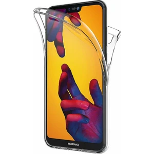Huawei P20 Lite Kılıf 6 Tarafı Tam Full Koruma 360 Clear Soft Şeffaf