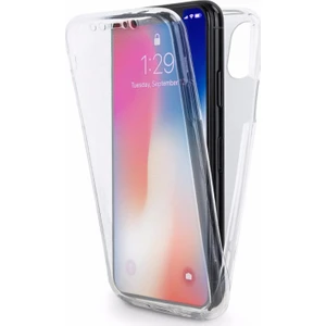 iPhone XS (5.8'') Kılıf 6 Tarafı Tam Full Koruma 360 Clear Soft Şeffaf