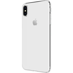 Apple iPhone XS Max (6.5'') Kılıf Transparent Soft Beyaz