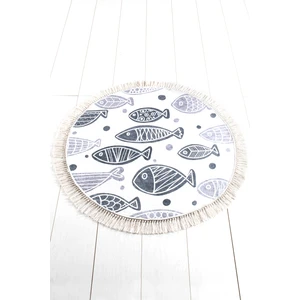 Chilai Home Fish White  Djt Çap 100 Cm