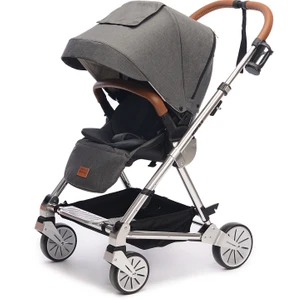 Baby Prelude Special Edition Air Luxury Çift Yönlü Bebek Arabası Gri - B07HP311YK