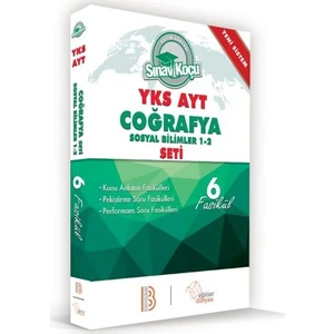 Benim Hocam Yayınları 2019 YKS -TYT Coğrafya Sınav Koçu Konu Anlatımlı 6 Fasikül Set