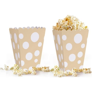 Krem Karışık Puantiyeli Mısır Kutusu 10'lu