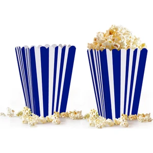 Lacivert Sinema Mısır Kutusu 10'lu