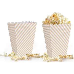 Krem Çizgili Mısır Kutusu