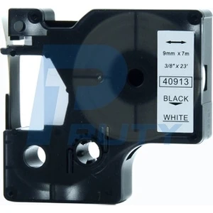Dymo D1 Serisi Beyaz Etikete Siyah 40913 9Mmx7M Şerit