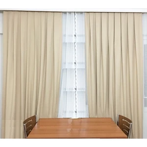 Evsa Home Blackout Karartma Güneşlik Perde Pilesiz V - 5 Bej - 275x250 cm