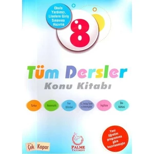 Palme Yayıncılık 8. Sınıf Tüm Dersler Konu Kitabı