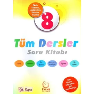 Palme Yayıncılık 8. Sınıf Tüm Dersler Soru Kitabı