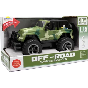 Jeep Off Road Sesli Işıklı 1/16