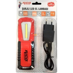 Şarzlı Led El Lambası K19