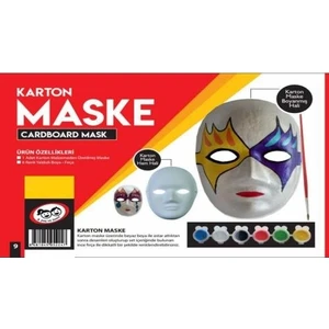 Karton Maske Kutulu