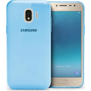 Case 4U Samsung Galaxy J2 Pro Kılıf Ultra İnce Silikon Mavi