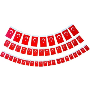hobi24 İpli Bayrak Orta Boy 13Cm (41'Li)