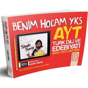 Benim Hocam Yayınları  2019 YKS -AYT Türk Dili Ve Edebiyatı Video Ders Notları