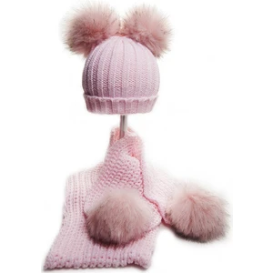 Baby Dora Triko Atkı & Bere Takım