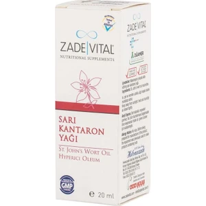Zade Vital Sarı Kantaron Yağı 20 ml