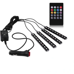 Müziğe Duyarlı Uzaktan Kumandalı Araç İçi Rgb Led