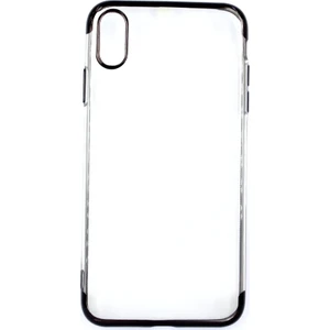 Case 4U Apple iPhone XS Max Kılıf Silikon Arka Kapak - Glitter - Siyah